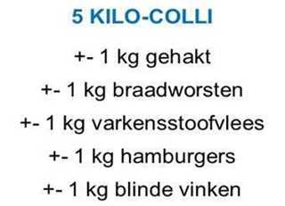 Afbeelding van 5kg colli (zie info)