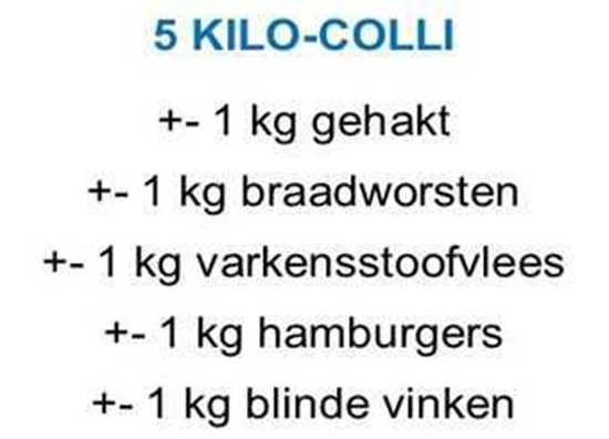 Afbeelding van 5kg colli (zie info)
