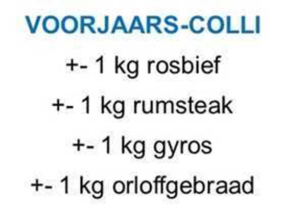 Afbeelding van Voorjaarscolli (zie info)