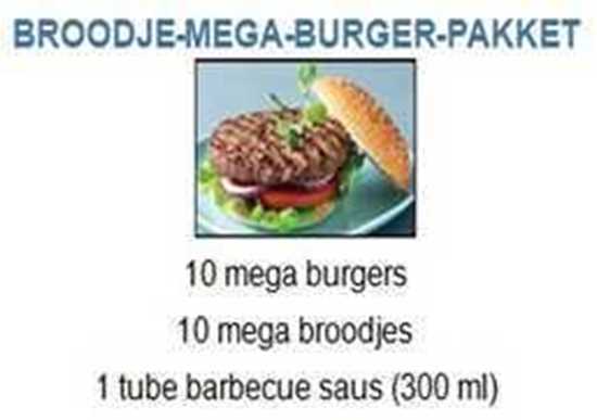 Afbeelding van Broodje-Mega-Burger-Pakket