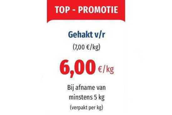 Afbeelding van Gehakt varken/rund