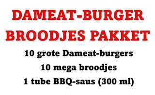 Afbeelding van Dameat-burger Broodjes pakket