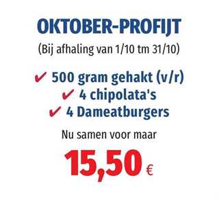 Afbeelding van Oktober-profijt (zie info)